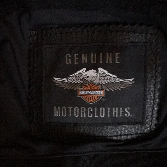 Harley Davidson Leather Riding Jacket - Picture 14 of 16